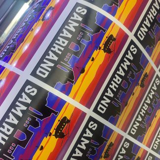 Waterproof Vinyl Stickers with a Glossy Finish