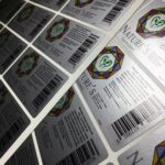 Silver Stickers with a Satin Finish