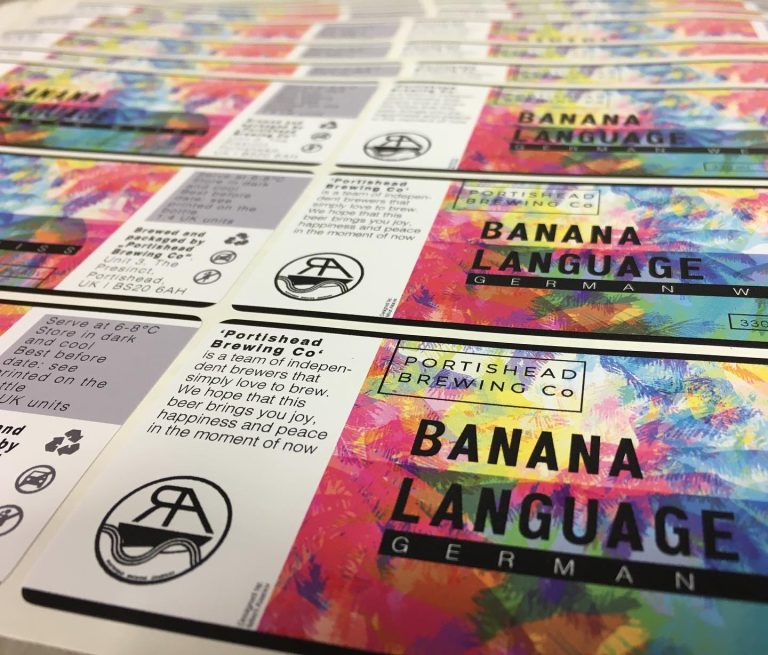 Custom matte vinyl home brew beer labels for multi packs – waterproof non-glare stickers