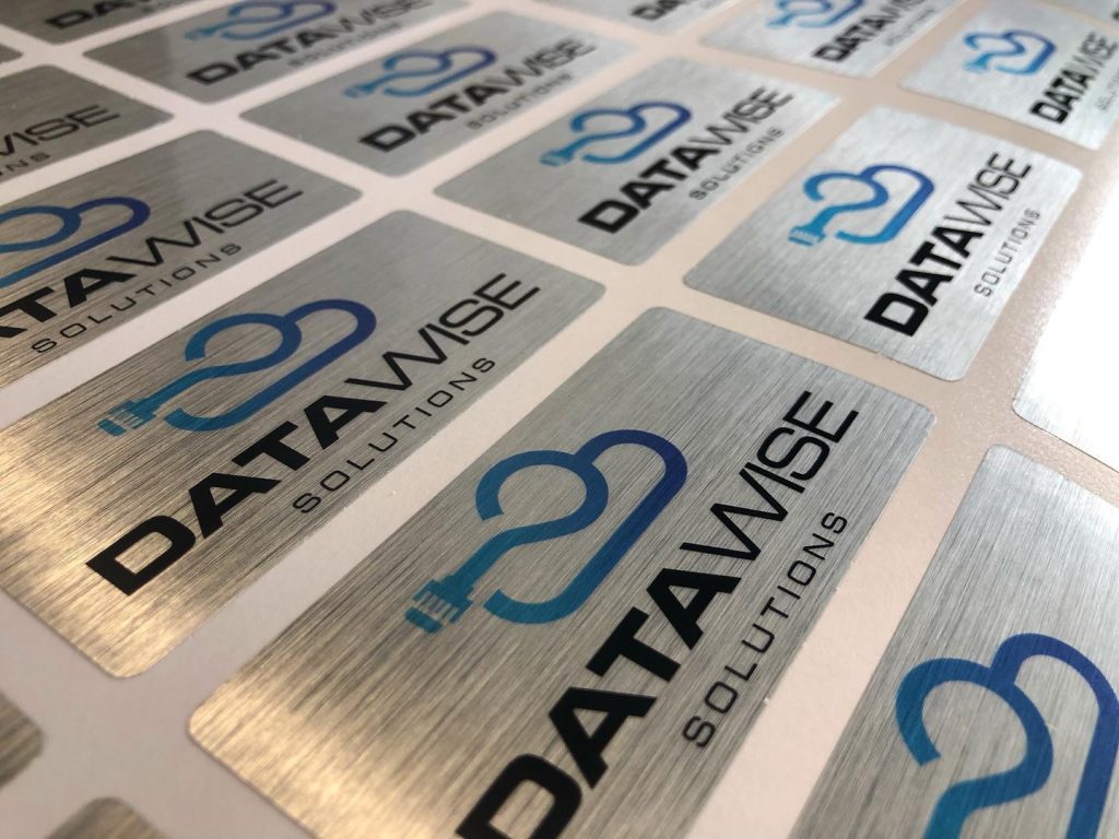 Brushed Aluminium Stickers