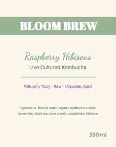 Bloom Brew sticker design template preview — Drinks Labels, Kombucha Labels