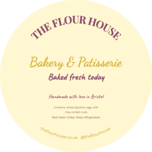 Flour House sticker design template preview — Bakery Labels, Food Labels