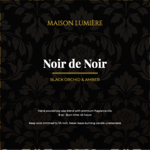 Maison sticker design template preview — Candle Labels