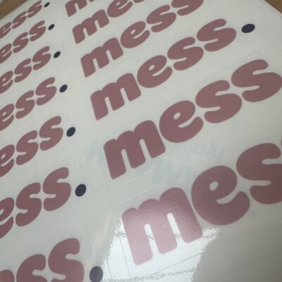 Clear glossy product labels — Clear Glossy Vinyl Stickers
