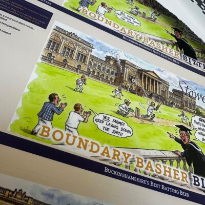 Craft Beer labels printed on a glossy waterproof vinyl — Glossy Waterproof Stickers
